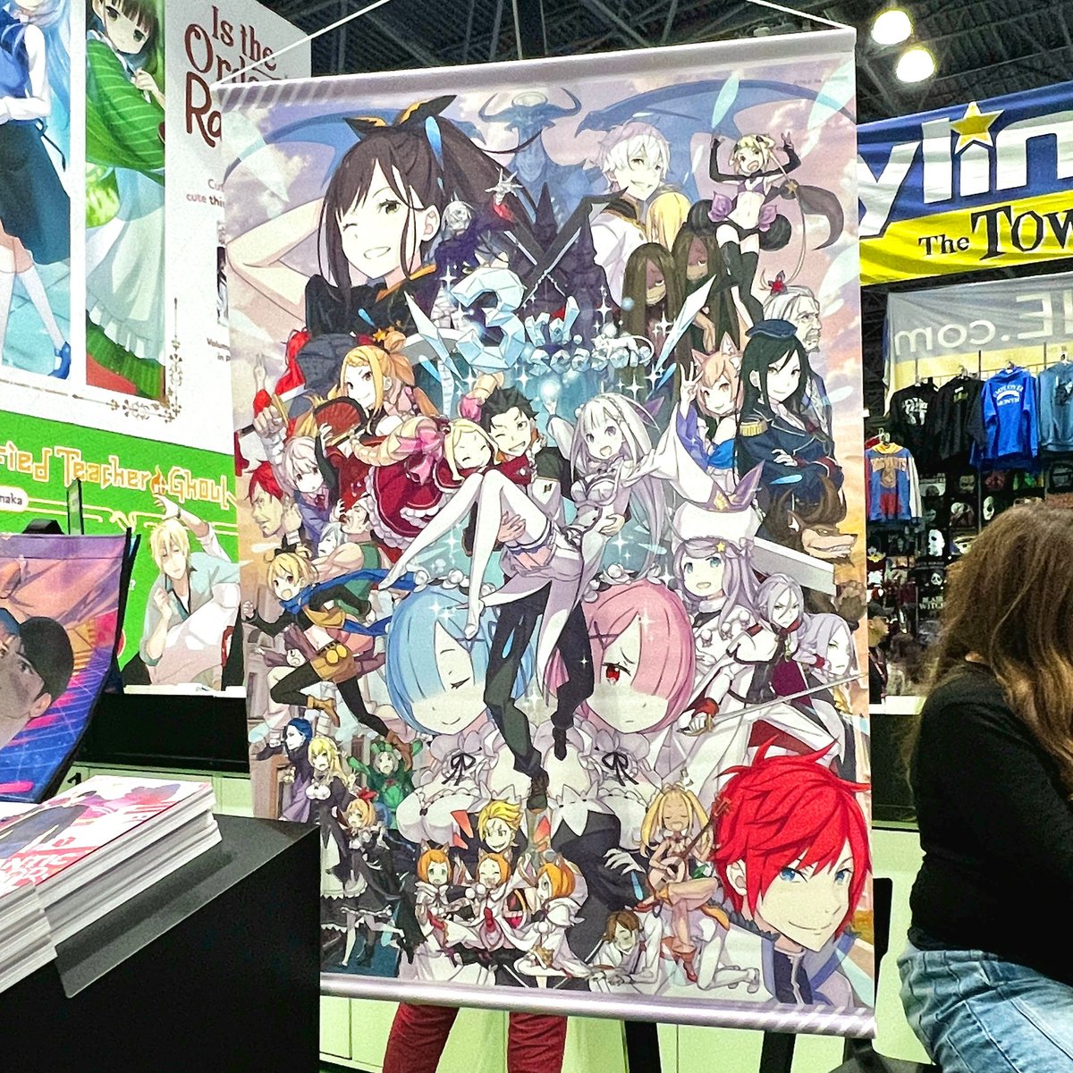 Re:ZERO fans! Treat yourself at #NYCC and celebrate the newest season of the anime by grabbing Re:ZERO Short Story Collection, Vol. 1 at #NYCX Booth 2753!

While you’re at it, you can also get this exclusive Re:ZERO wallscroll from our friends at <a href="/mangaspotnyc/">Manga Spot</a>!