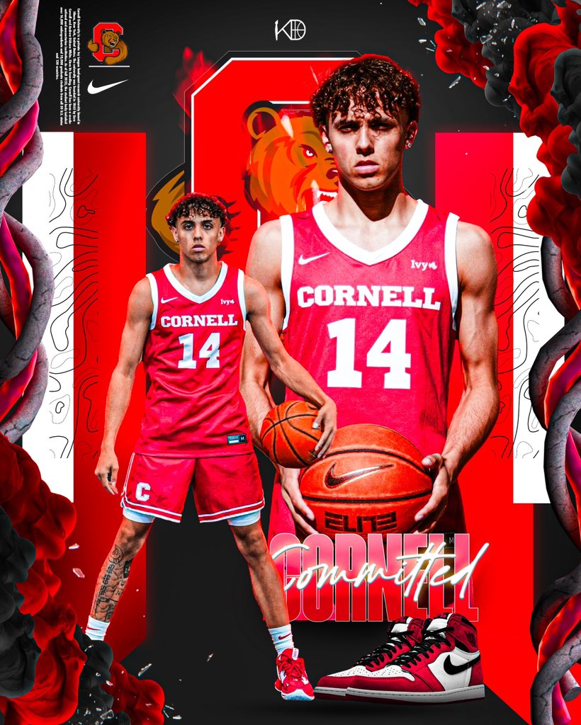 elijahgriffin24's tweet photo. 1000% Committed🐻❤️ #YellCornell @cornell_mbb https://t.co/LgBZftASIw