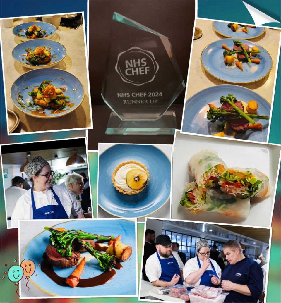 SweetCarolineKM's tweet photo. Fantastic week at NHS Chef of the year competition #NHS #NHSChef representing @GMMH_NHS 💙 very happy to return home with runners up trophy 🏆 we met so many amazing people and learn so much from each other 🩷 
@KMCateringTeam 
#NHSChef24 #TastyFood #Food #NHSFood #teamgmmh https://t.co/6OFyYLy57p