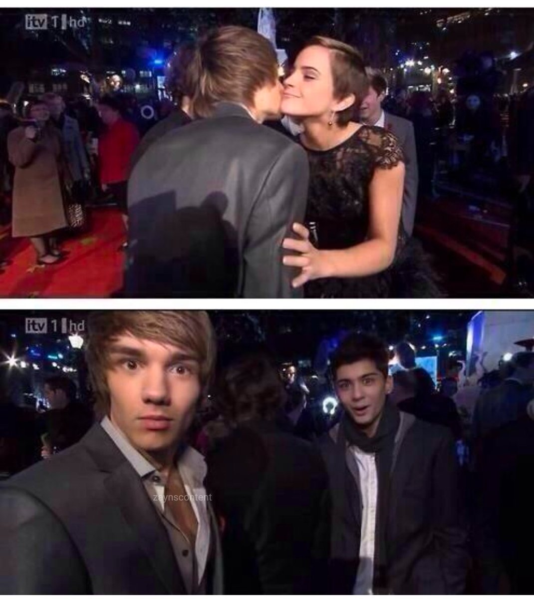 but remember when zayn &amp; liam met emma watson