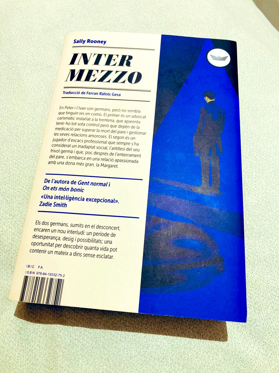 monparaiso's tweet photo. @TusquetsEditor @Seix_Barral @edletraminus @harari_yuval @debatelibros 45. Intermezzo, de Sally Rooney a @Ed_Periscopi. Com m’agraden els personatges i les històries de la Rooney. I com m’agrada #Periscopi. Això ja ho ha ia dit, oi? #recomano https://t.co/kE0C8kngEk