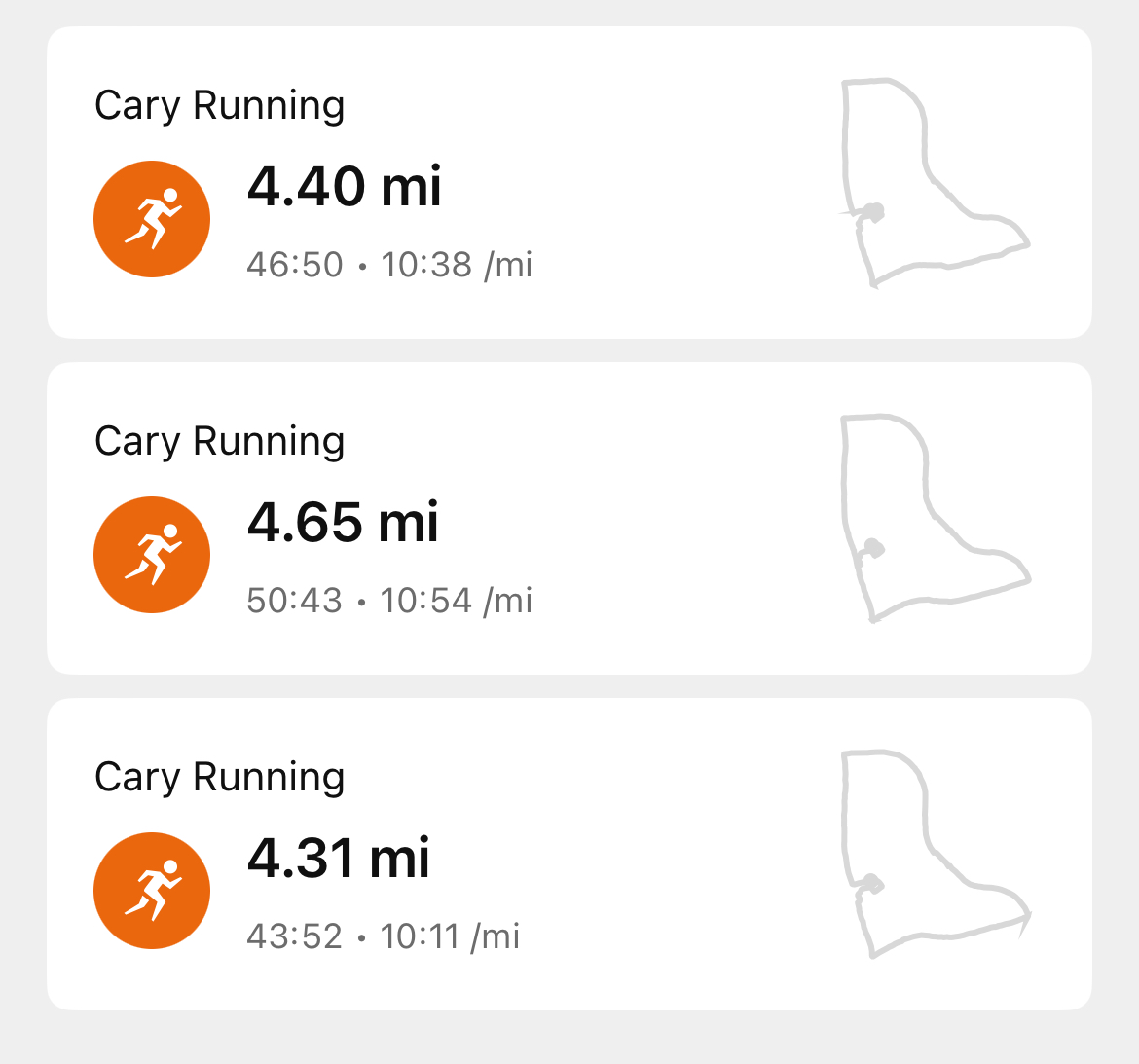 3 down, 3 to go for the #misfitsmarathon. Always enjoy running with this crazy bunch of Misfits!