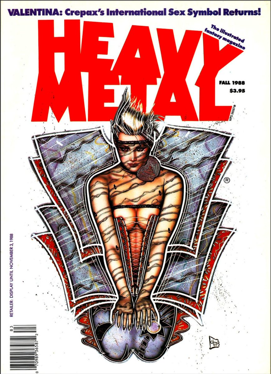 HeavyMetalInk's tweet photo. Heavy Metal is coming back as a quarterly magazine.
Who knows, we may change that back to monthly over time as things kick back into gear. Always quality over quantity from now on.

These are 4 quarterly covers from 1988. 

Which one hits you best? 😏 https://t.co/mmCy5ECLHQ