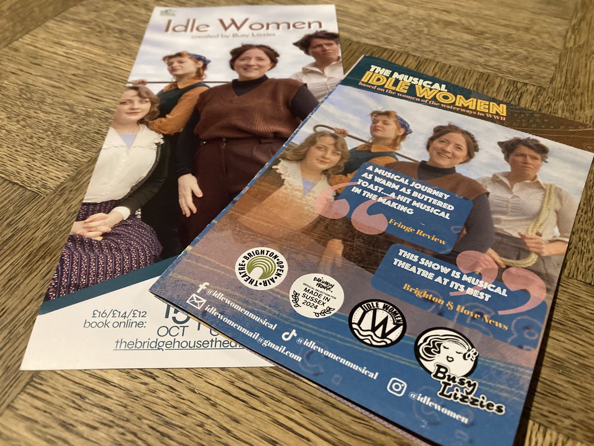 Simon Jeal (@simon_jeal) on Twitter photo Glad to have caught the last night of Idle Women at <a href="/PengeTheatre/">The Bridge House Theatre</a>! Really strong vocals and a great story exploring a little-known story of women’s untold roles in WWII history. Glad to have caught the last night of Idle Women at <a href="/PengeTheatre/">The Bridge House Theatre</a>! Really strong vocals and a great story exploring a little-known story of women’s untold roles in WWII history.