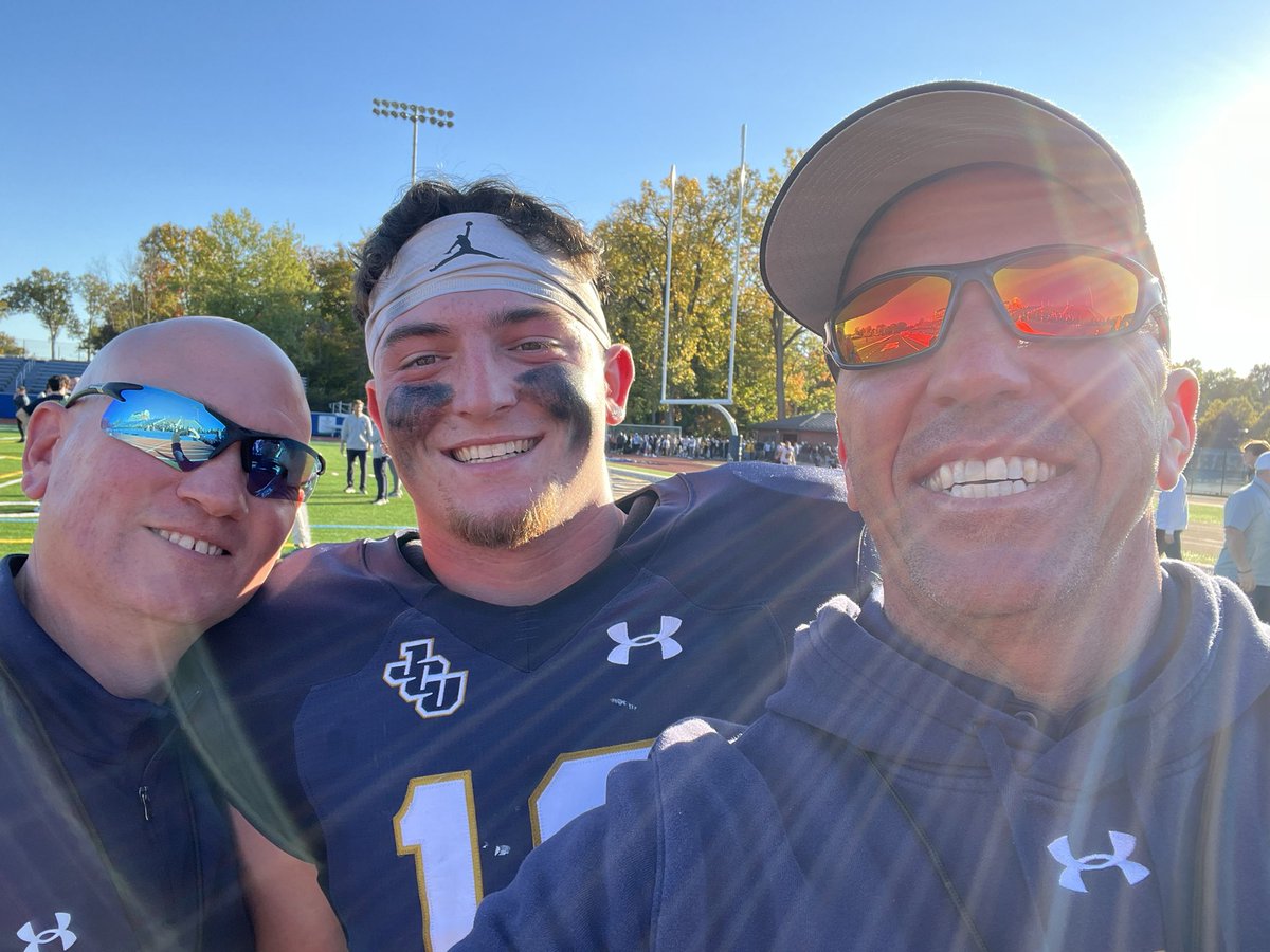 ScottOD91's tweet photo. Had the pleasure of watching my alma mater and @OfficialKG11 win the Cuyahoga Bowl over BW.  
Go Blue Streaks! https://t.co/RHBi6K3hUU