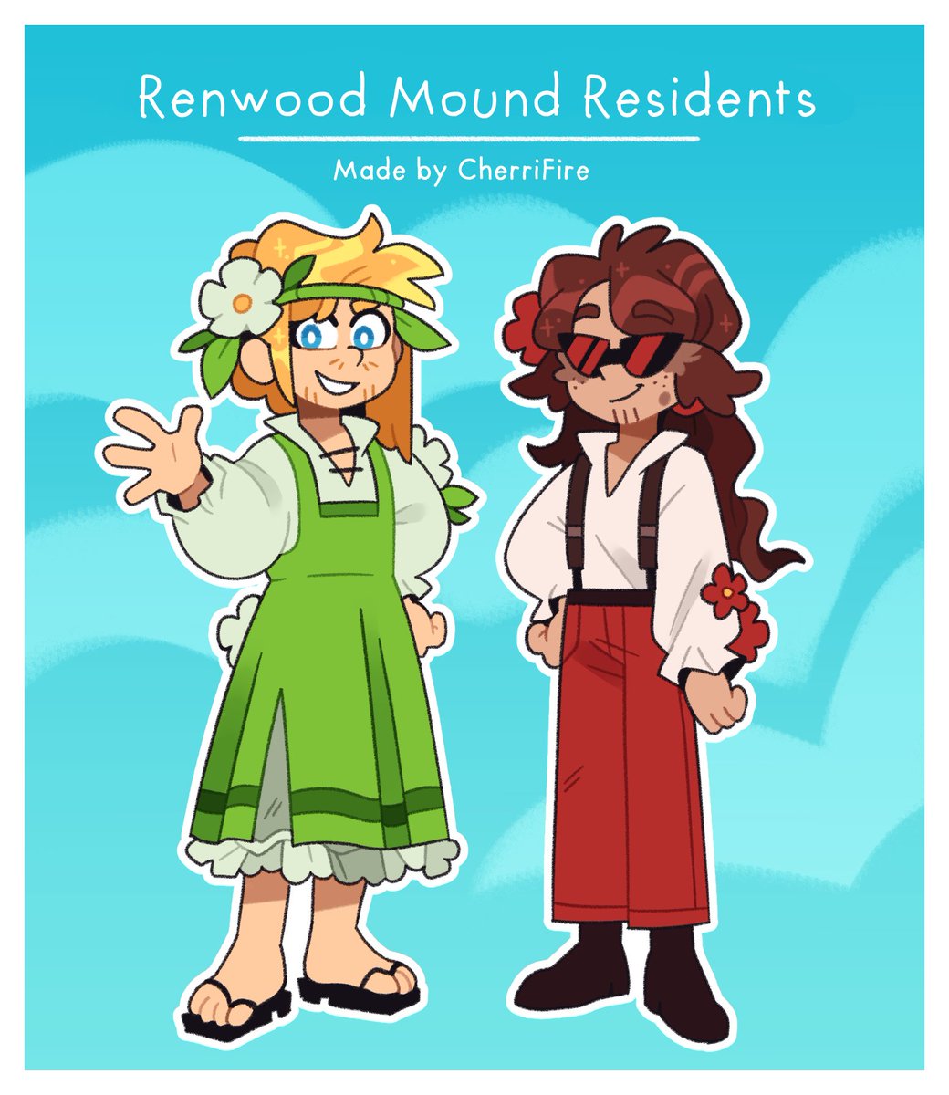 CherriFireLive's tweet photo. /Life series spoilers

Residents of the Renwood mound - Ren and Martyn designs and skins 🌳🌷

[#traffictwt #itlwart #rendogfanart @InTheLittleWood @renthedog]
Skin links in replies https://t.co/qqlTTOzws5