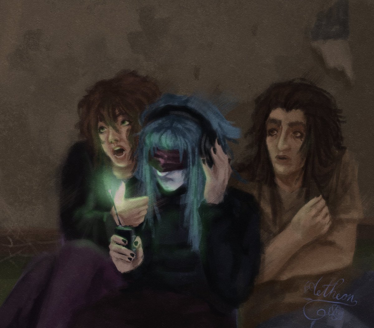 The Estes Method gone wrong because of some haunting echoes… #salloween24 <a href="/PortableMoose/">Portable Moose</a> #sallyface