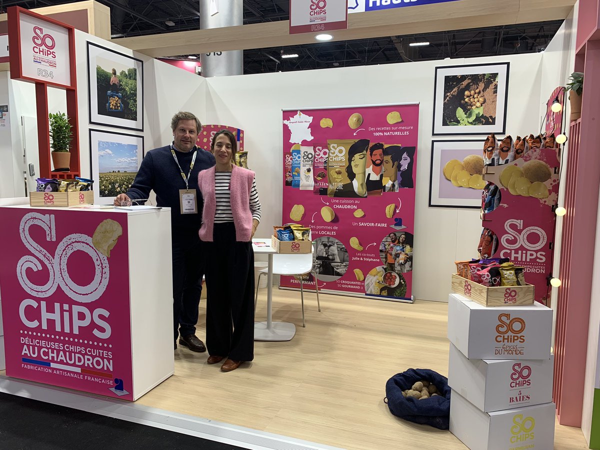 chips_so's tweet photo. @chips_so est là (au milieu des mastodontes industriels…) et a toute sa place. Épicerie fine, Take-away, RHF, Export, projet MDD, venez nous rencontrer pour goûter la différence : SIAL Paris 5A R34 pavillon Région Hauts-de-France 
#agroalimentaire #SIAL2024 https://t.co/zbCtu95ONK