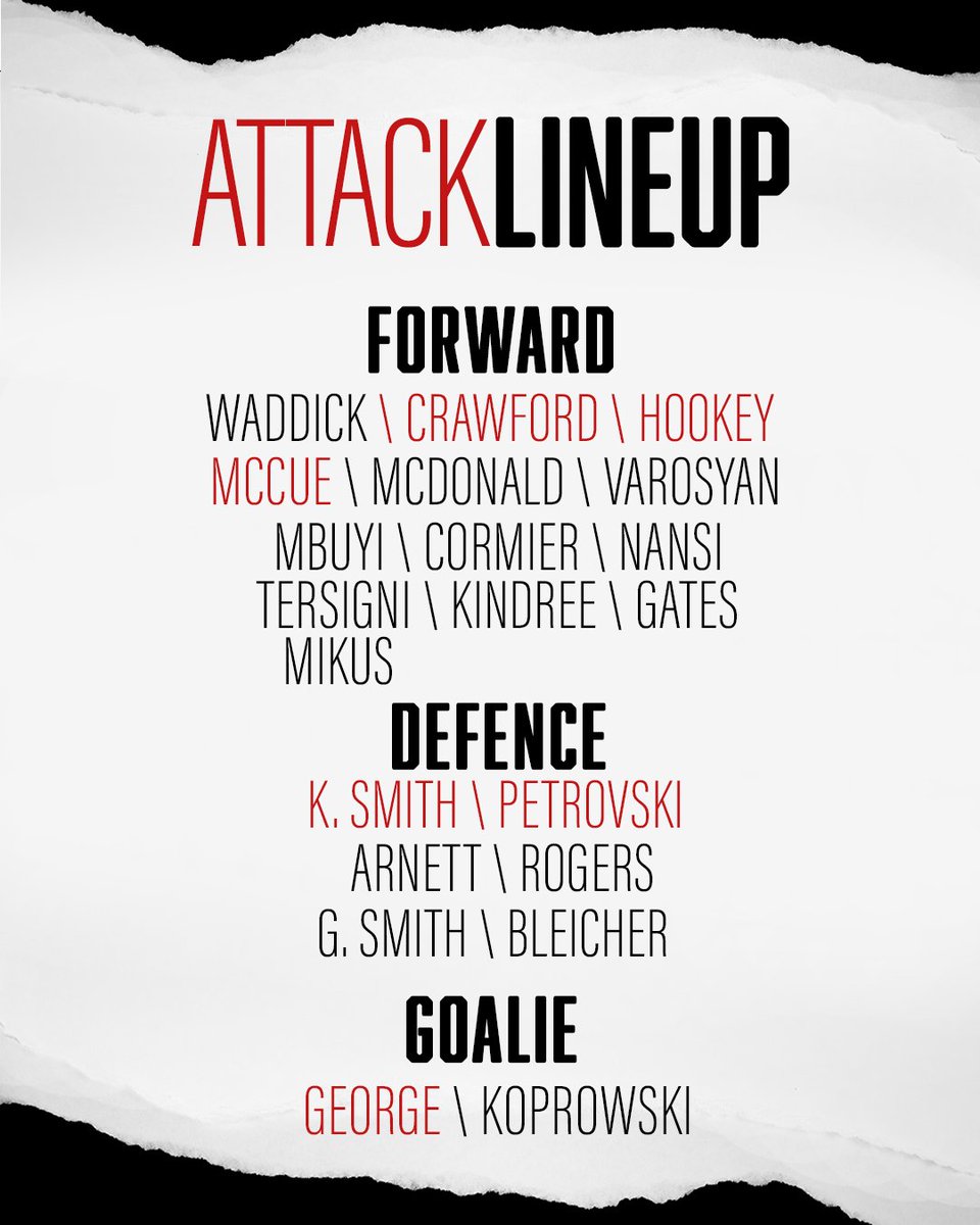 AttackOHL's tweet photo. Reporting for Duty!π«‘
Scratches are as follows..
David Bedkowski
Tristan Delisle
*a third scratch will be made after warmup
#owensoundattack #owensoundattacks #owensoundattackteam #AlwaysAttack #owensoundattackgame #owensoundattack2024 #owensoundattackhockey https://t.co/3dBU3tJokC