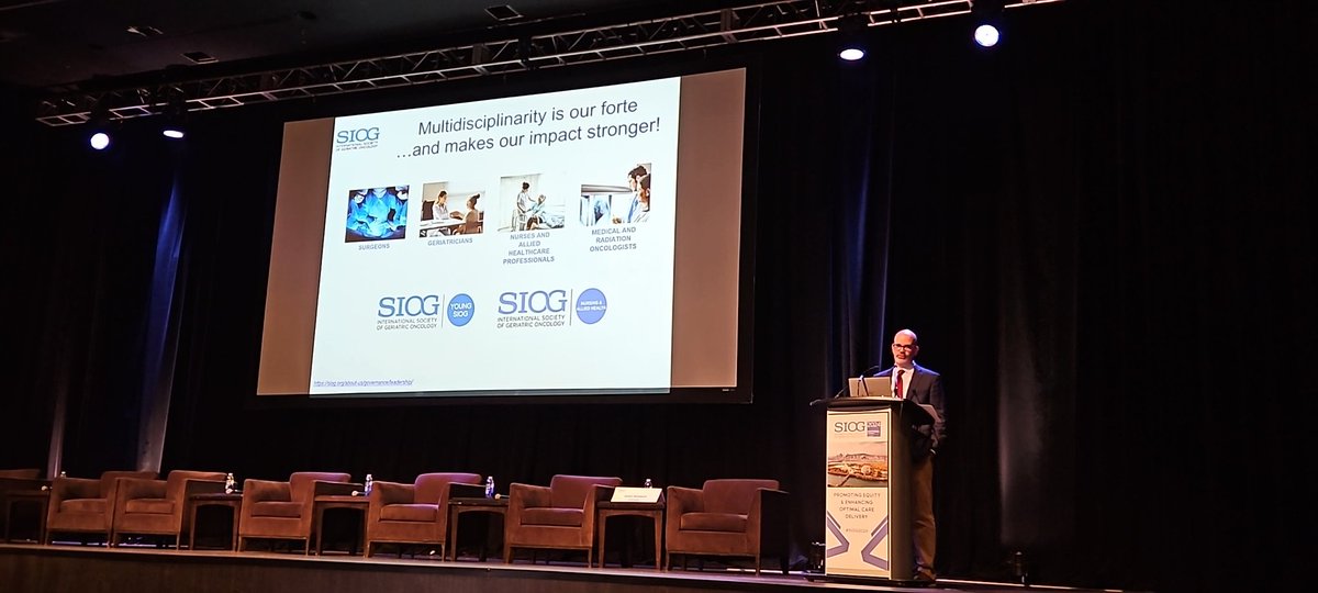 <a href="/GrantWilliamsMD/">Grant R. Williams, MD, MSPH, FASCO</a> new <a href="/SIOGorg/">SIOG</a> president sharing his vision and plans at #SIOG2024