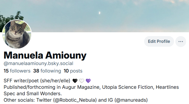 You can also come find me on the Other App!