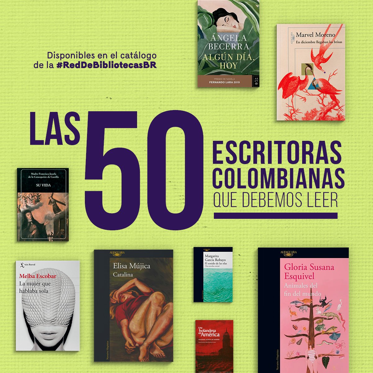 Banrepcultural's tweet image. ¿Ya leíste a estas escritoras colombianas? 👀  📚 Te compartimos este listado de 50 escritoras que, en su momento, no recibieron el reconocimiento que merecían, pero, también, damos más alcance a quienes, en el presente, se abren paso en la literatura de 🇨🇴.

Abrimos hilo 🧵🪡