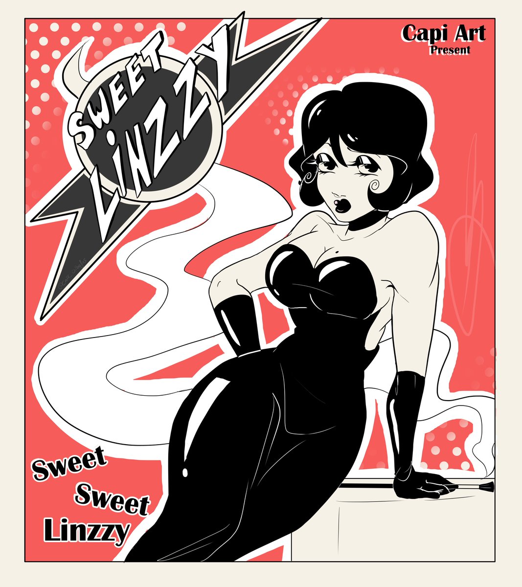 CapiArts's tweet photo. Me encanto como quedo Linzzy así que la dibuje como si estuviera en un cartel de los 30's 😍
(Los que se preguntan, me inspire en Betty-Boop y Jessica Rabbit)
#retro #art #draw #años30 #Linzzy #cartoon https://t.co/IX12HWX83v