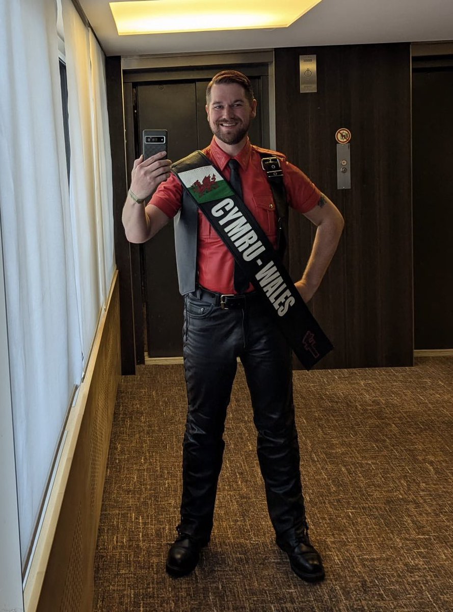 Congratulations to former club secretary and the current Mr Leather Wales who has just become Mr Leather Europe 2025. 🥳