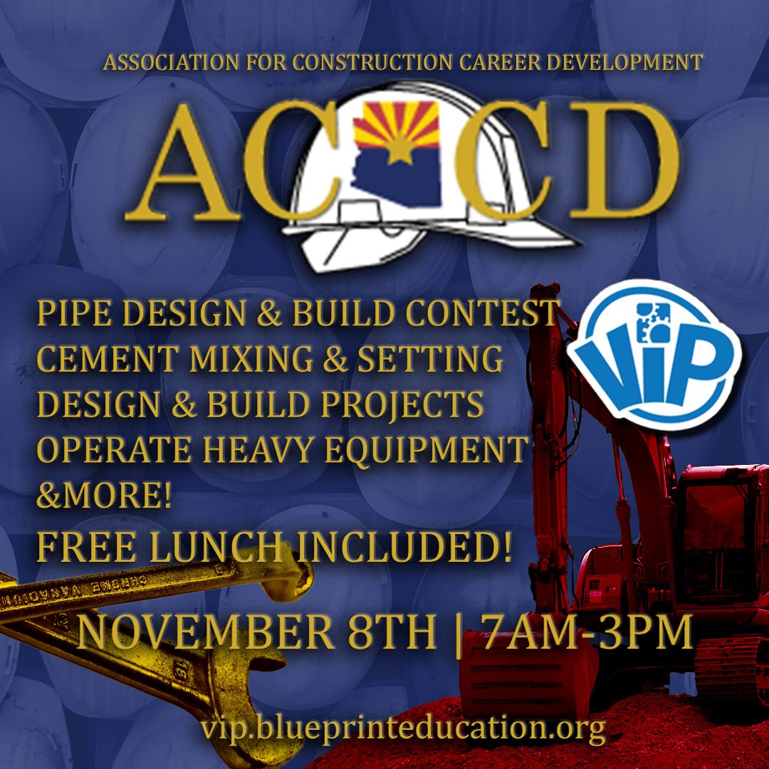 Join us at the Arizona Construction Career Day! You will have the chance to work in the construction industry for a day and learn skills and knowledge about the construction science industry.  Sign up at buff.ly/3A6M3LO 

#onlinehighschoolaz  #yourplaceyourpaceyourpurpose