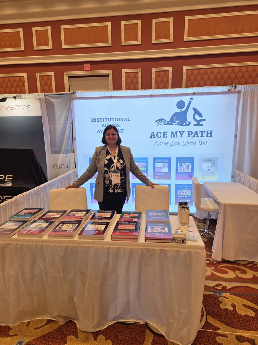 AkankshaGuptaMD's tweet image. Ready, set, Vegas!! And we are ready with our @AceMyPath booth #210!! Visit us tomorrow and Monday for #CAP24 discounts. 😃🎊

#Pathology #PathX #PathTwitter #AceTheBoards