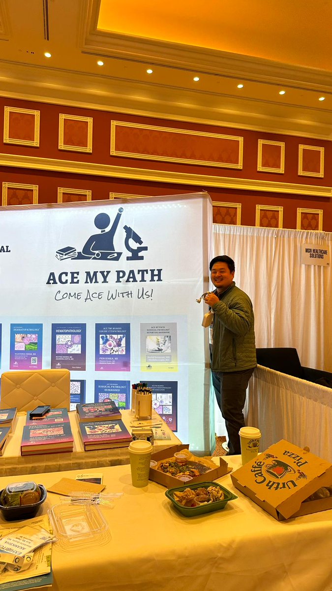 AkankshaGuptaMD's tweet image. Ready, set, Vegas!! And we are ready with our @AceMyPath booth #210!! Visit us tomorrow and Monday for #CAP24 discounts. 😃🎊

#Pathology #PathX #PathTwitter #AceTheBoards