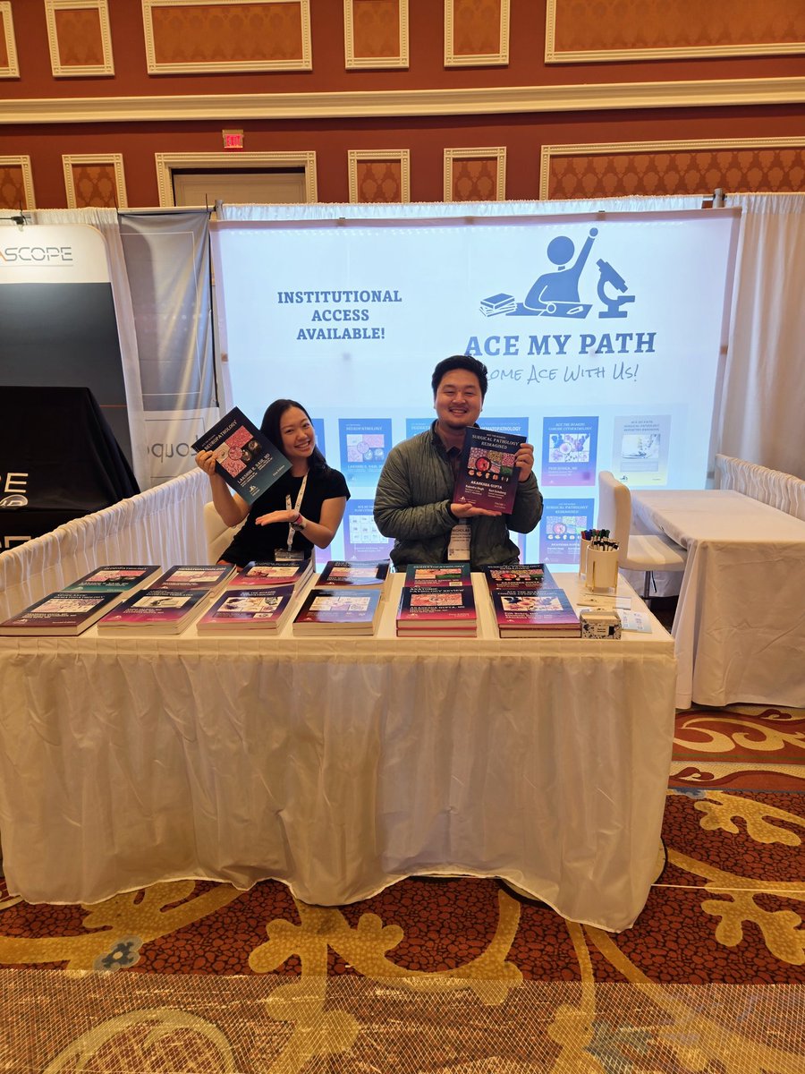 AkankshaGuptaMD's tweet image. Ready, set, Vegas!! And we are ready with our @AceMyPath booth #210!! Visit us tomorrow and Monday for #CAP24 discounts. 😃🎊

#Pathology #PathX #PathTwitter #AceTheBoards