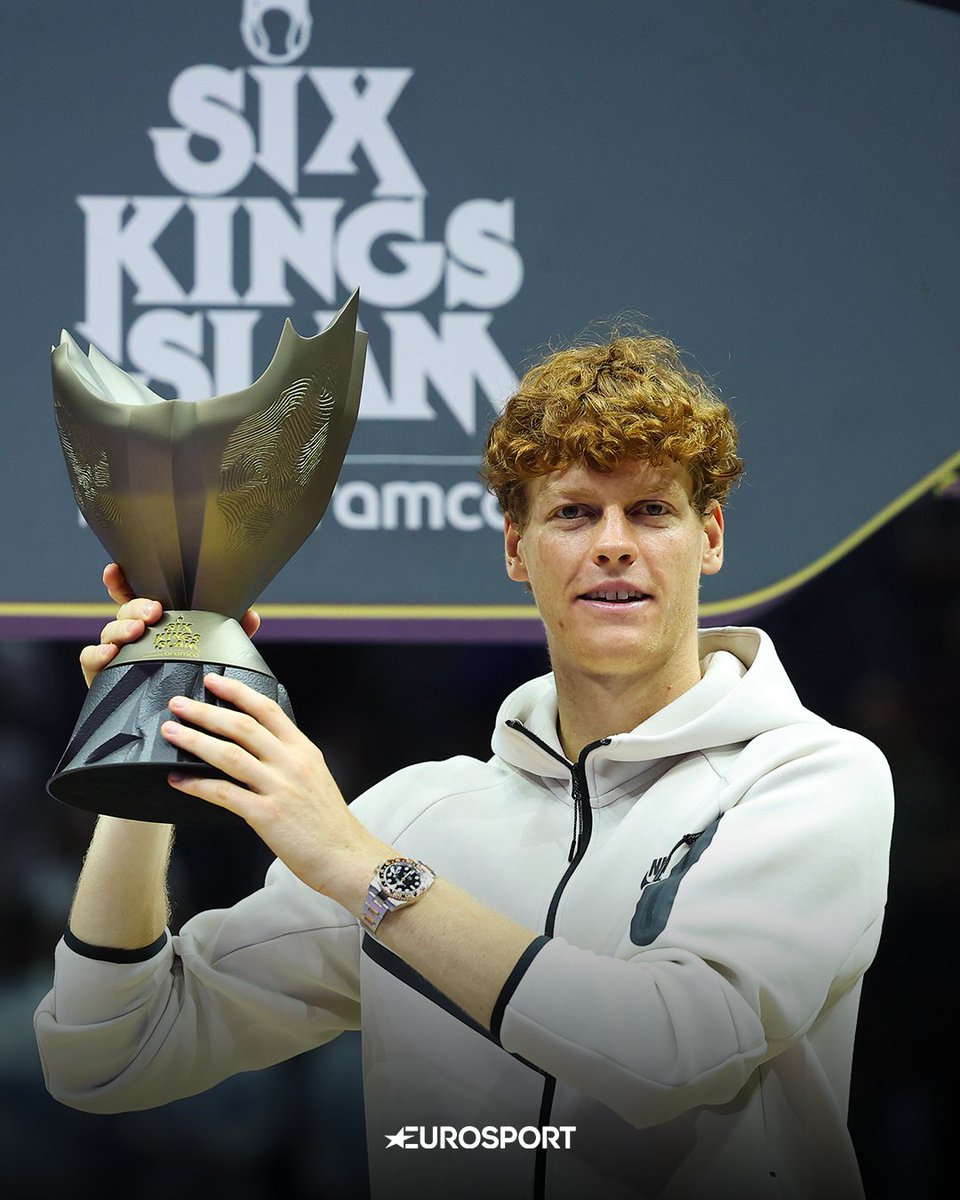 Eurosport_IT's tweet photo. SEMPLICEMENTE SINNER 🤩🏆🎾🇮🇹

#EurosportTENNIS #Sinner #Tennis #SixKingsSlam https://t.co/mwGQZn3BVK