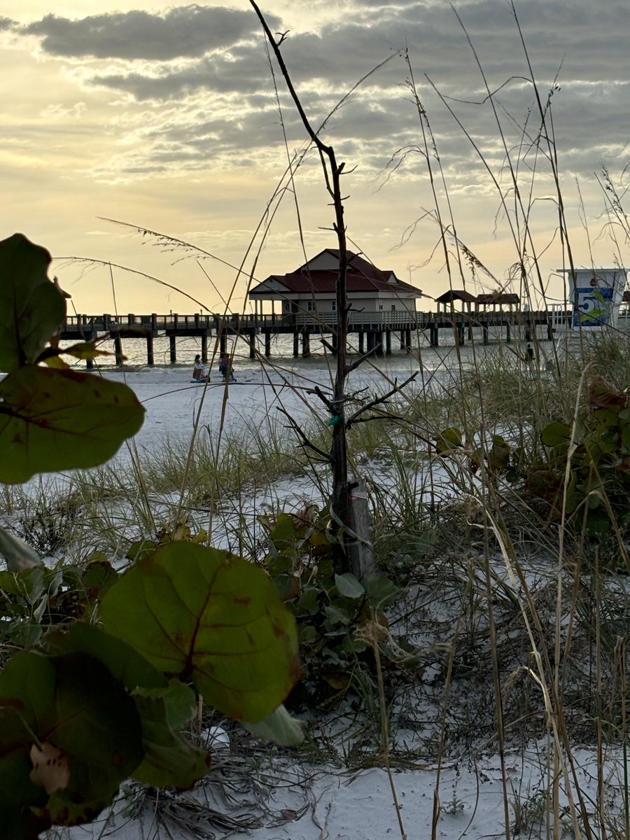 Wrapping our day on Clearwater Beach