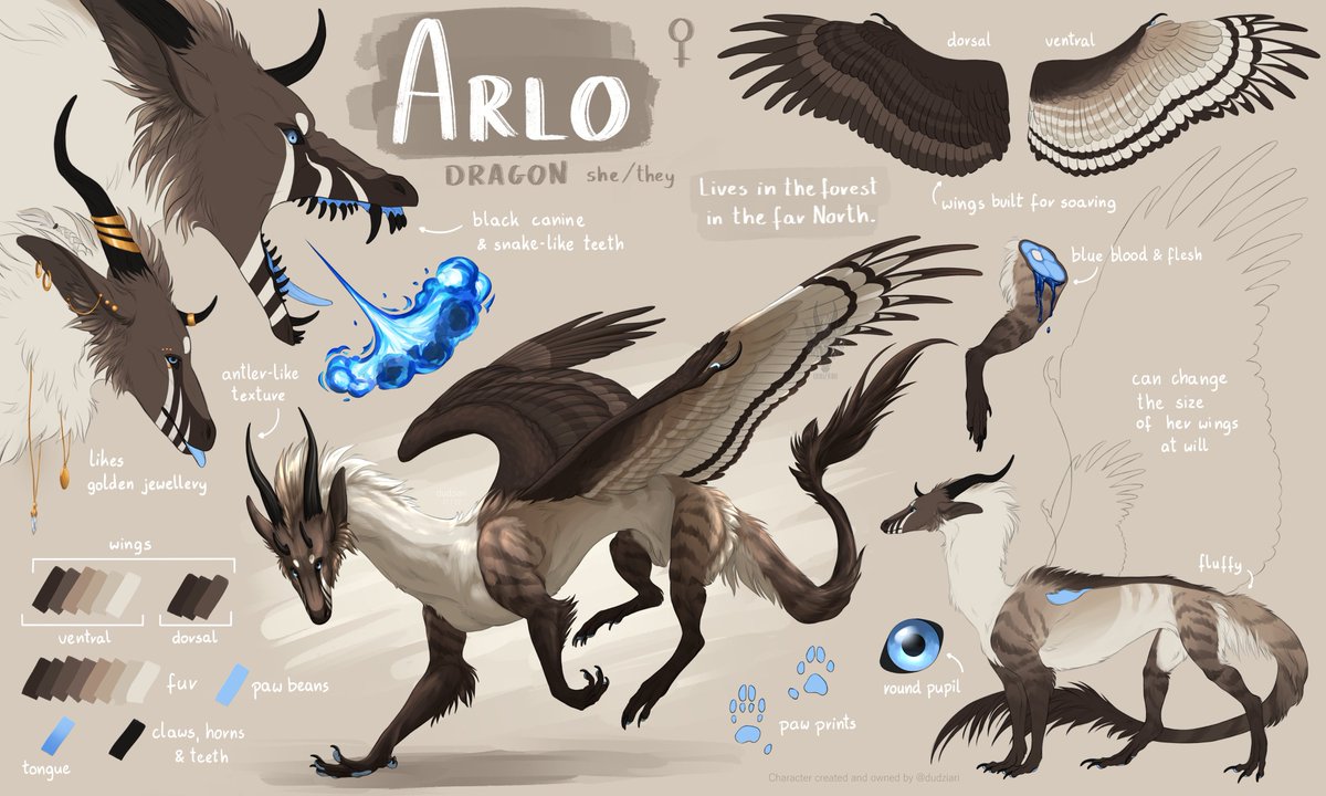 dudziari's tweet photo. Arlo. My main OC, say hi guys :>

#creaturedesign #furryartist #OC https://t.co/fT3zOkOHYV
