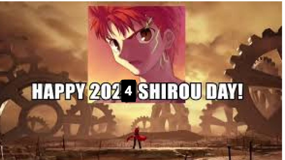 dawrfield's tweet image. I WISH I HAD ENOUGH SWORDERS TO SAY "SHIROU" AND 100 SWORDERS REPLIES "SWORD"

#ShirouDay