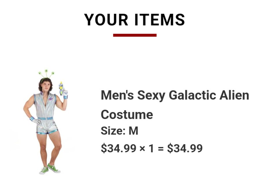 I don't really feel like making a costume this year, but I am going to a space themed party so I just bought this lmao