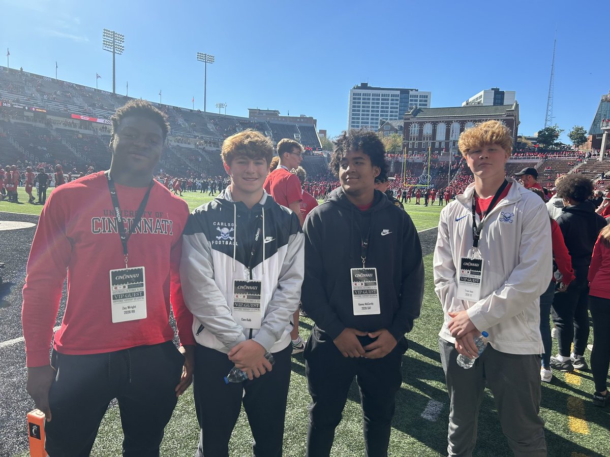 Trent Ison (@trentison) on Twitter photo Had a great time at <a href="/GoBearcatsFB/">Cincinnati Football</a> with my teammates and coach can’t wait to be back! <a href="/GSDathletics/">Dan Kalbfleisch</a> <a href="/KennyMcCurdy_/">Kenny McCurdy III</a> <a href="/zaywright313/">Izaiah |Zay| Wright 3⭐️2026</a> Had a great time at <a href="/GoBearcatsFB/">Cincinnati Football</a> with my teammates and coach can’t wait to be back! <a href="/GSDathletics/">Dan Kalbfleisch</a> <a href="/KennyMcCurdy_/">Kenny McCurdy III</a> <a href="/zaywright313/">Izaiah |Zay| Wright 3⭐️2026</a>