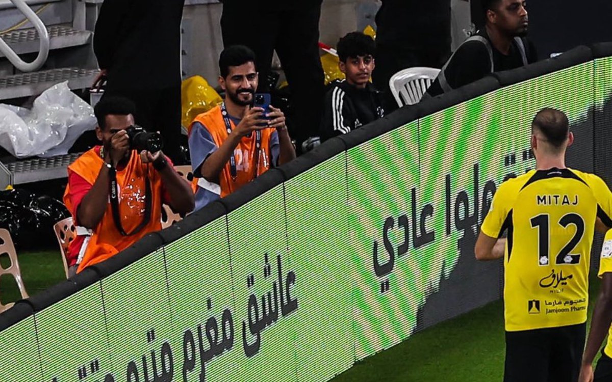 ben880831's tweet image. Thunder Mario #Mitai scored his first goal with #Alittihad with an impressive performance