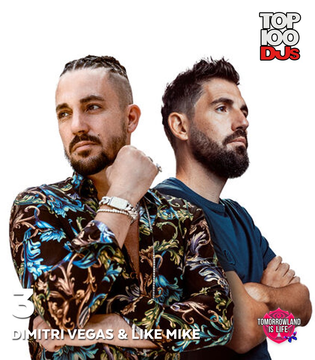 tomorrowislife's tweet photo. El puesto Nº 3 es para Dimitri Vegas &amp; Like Mike https://t.co/6hCGBWnDy8