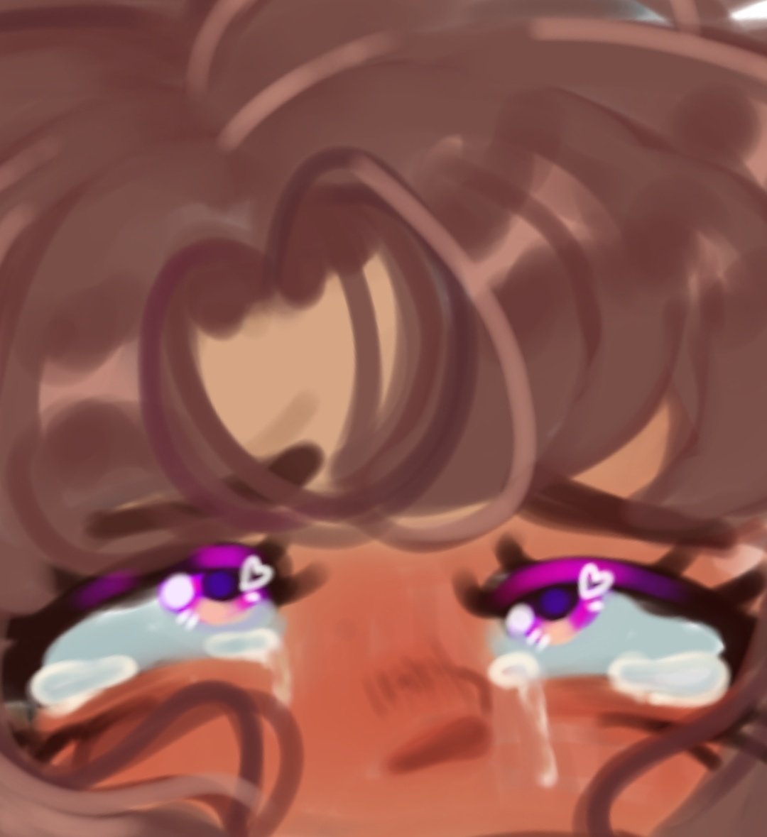 Amo hacerle los ojitos llorando, se ve tan tierna