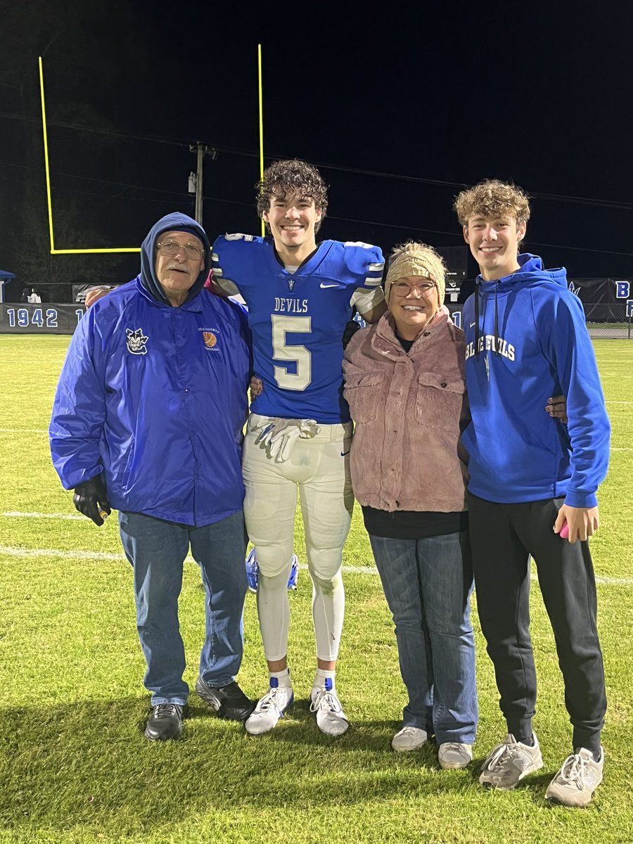 What a great night to be back in Unicoi watching Koda and the Blue devils cruise to a victory over Claiborne County.