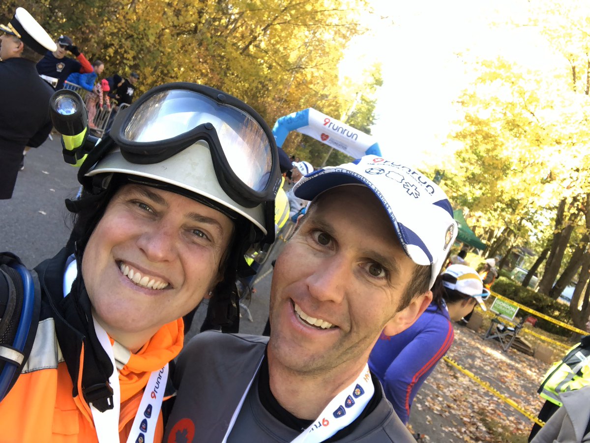 AndreMollema's tweet photo. Another successful @9RunRun edition on the books for @pecobea !!
This time, she ran the distance alongside Paramedic Sergeant Emmanuel Müller, here in our Nation's Capital visiting the @OttawaParamedic (and many other allied services) from Geneva 🇨🇭.
Thank you, @DCpeterkelly 🏅 https://t.co/hTTfd0If6h