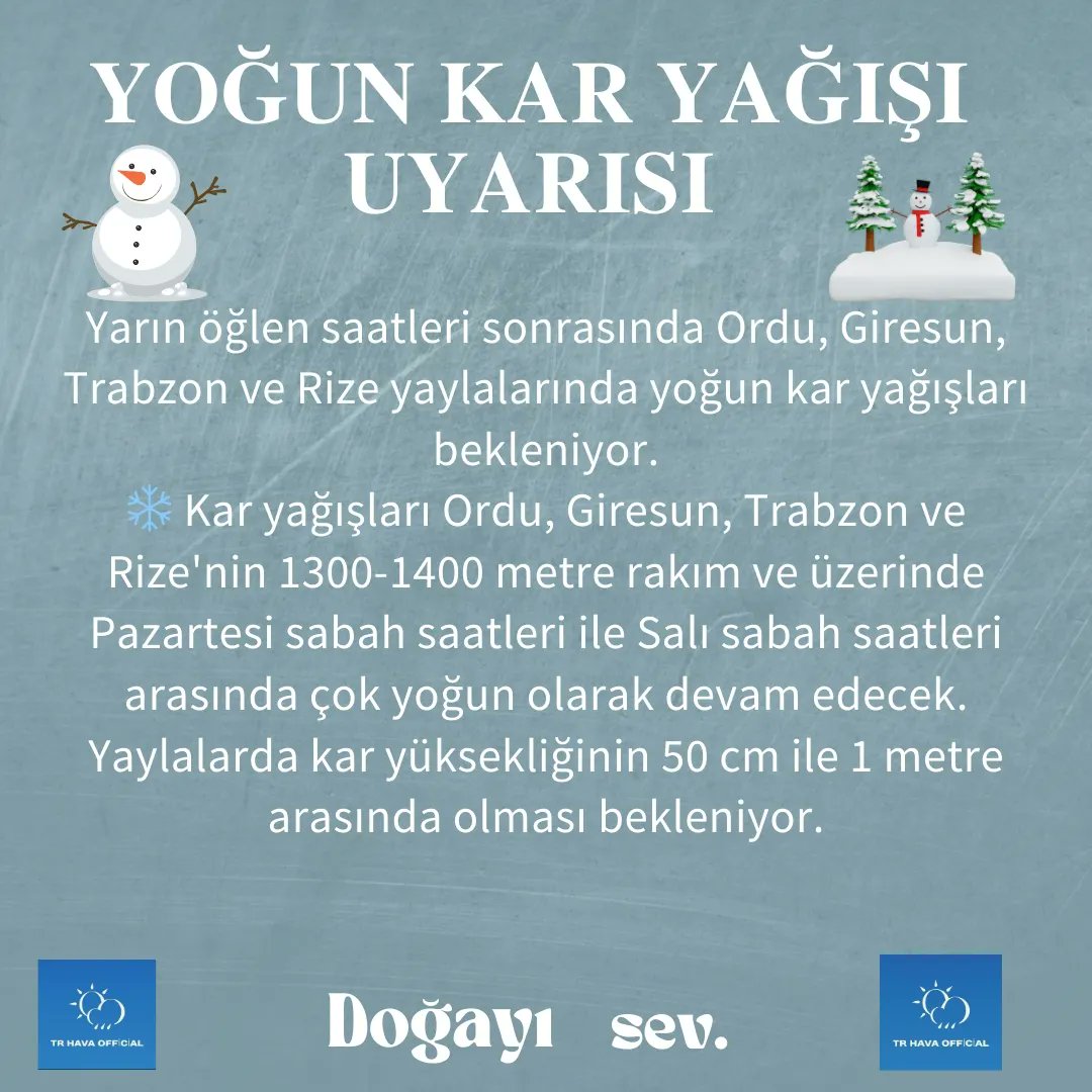 Doğu Karadeniz Bölgesi Dikkat !

#trabzon #trabzonspor #Meteoroloji #haberler <a href="/61saat/">61saat</a> <a href="/Trabzonanlik61/">Trabzonanlik</a> #kar #karyağışı trabzon