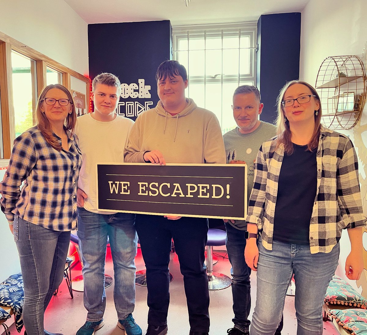 EJM1978's tweet image. We escaped ‘Murder on the Menu’…. #successfulsaturday #escaperoom #teamwork