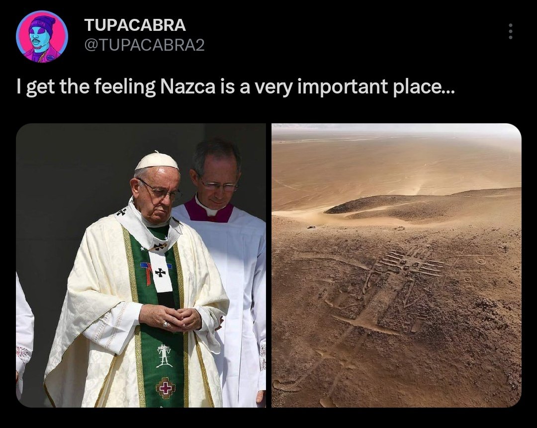 Psyatrix's tweet image. Then why are you posting an image of an Atacama petroglyph in Chile? 
#poser #pseud #ufotwitter