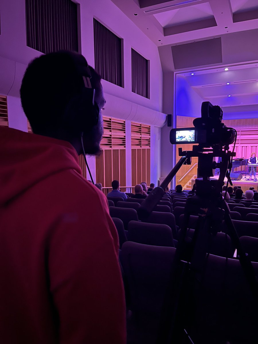 SycCreations's tweet photo. It may be Saturday, but we are making things happen.  We are at Boyce Recital Hall recording StarWound: Interiors (An Evening of Music and Poetry), put on by the English Department and @IndianaStateCAS https://t.co/QfZplBSetc