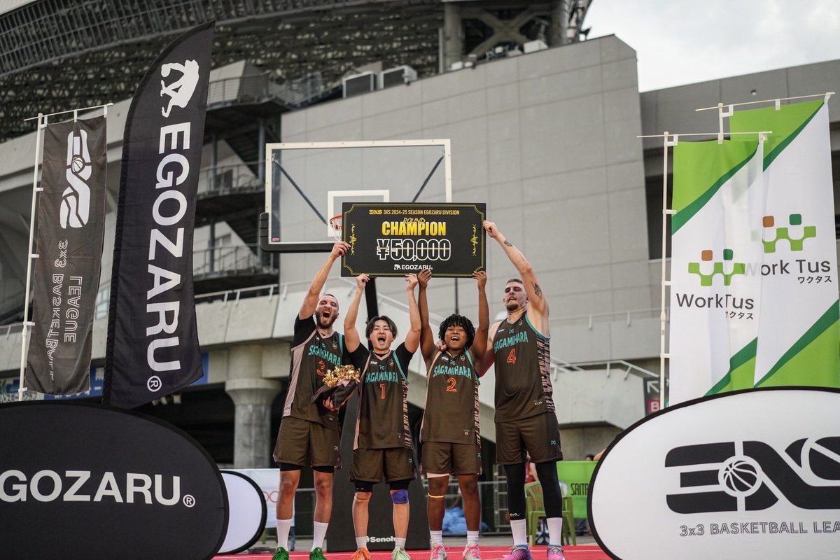 process_3x3's tweet photo. 【 🏆 | 3XS ROUND.3 】

Final standing 1st .

Game.1 / vs DIOREX TOKYO
⚪︎ 21 ‐ 19

Game.2 / vs  dominate
⚪︎ 19 ‐ 13

Semi-Final / vs SAITAMA 
⚪︎ 21 ‐ 20

FINAL / vs TEAM Q4湘南
⚪︎ 19 ‐ 16 https://t.co/Eq99L9ML9l