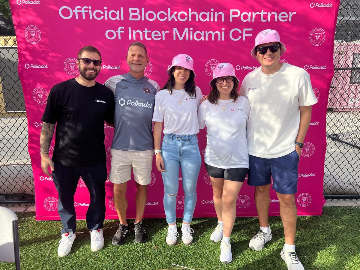 🤩 Great to see some of the Distractive squad joining the <a href="/Polkadot/">Polkadot</a> Community for fan activations at this weekend's <a href="/InterMiamiCF/">Inter Miami CF</a> game!

Let's go #InterMiamiCF ⚽️