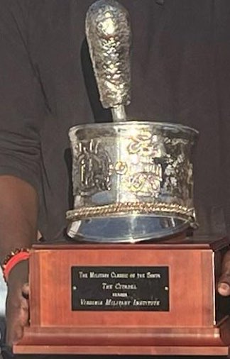 THANK YOU <a href="/Citadel1842/">The Citadel</a> Corp of Cadets &amp; the FANS that came to VMI to see us bring the #SilverShako back HOME… Hard fought battle by VMI. Hats off! #GoDOGS <a href="/CitadelFootball/">The Citadel Football</a>