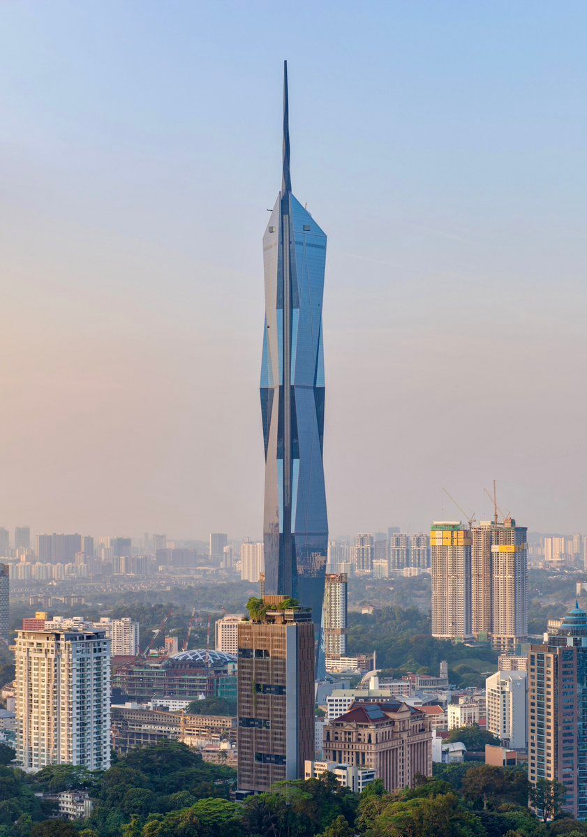 Rising 678.9-metres above Kuala Lumpur, Merdeka 118 is the second tallest building in the world and one of only four “megatall” skyscrapers ever constructed 👉 bit.ly/3BMiobf