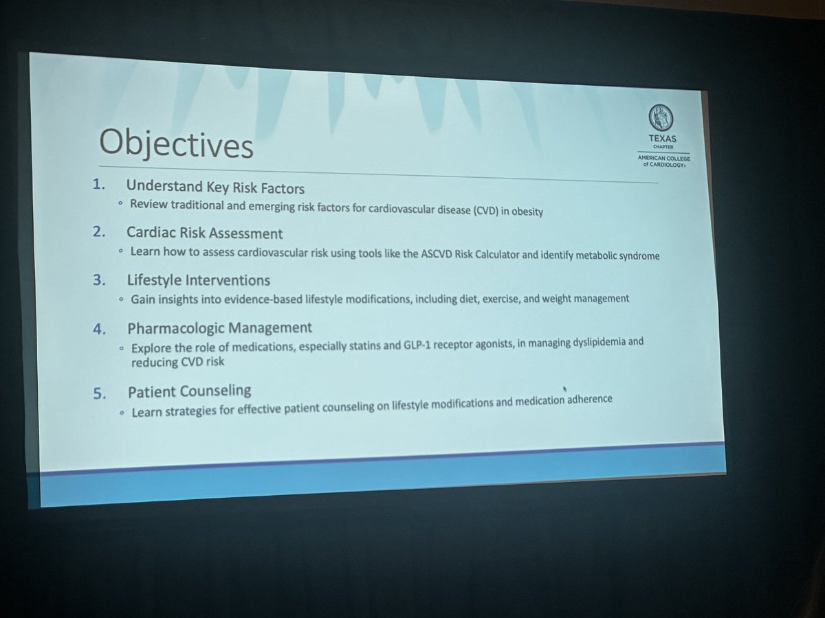 docbhardwaj's tweet photo. Really proud of our stellar fellow @johnpark154 presenting a case study approach to #Obesity 
 @txchapteracc #TXACC24 #PreventiveCardiology @UTHeartVascular https://t.co/ZT73enb5yd