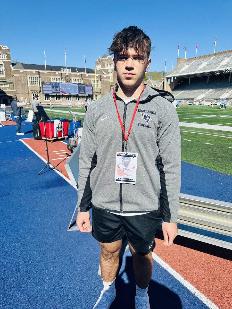 banderson11_'s tweet photo. Had a great time @PennFB gameday today!
Great coaches and great facilities, I can’t wait to be back.

@CoachPriore @CoachDupont @CoachBobBenson @PRZPAvic @kiskifootball @BillDAnderson1 @Coach_Roc3 @wpialsportsnews https://t.co/l75KNvioDG