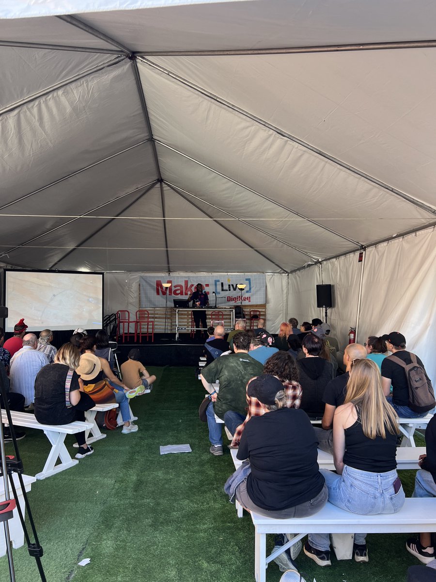Pooch @Repkord (@repkord) on Twitter photo Always love watching <a href="/Odd_Jayy/">Jorvon Moss_Odd_Jayy</a> hold court in front of a packed house at <a href="/makerfaire/">Maker Faire</a>. 😍
Seeing more and more companion bots out in the world these days and almost every time I talk to people about theirs they know Jorvon or were directly inspired by his work. Always love watching <a href="/Odd_Jayy/">Jorvon Moss_Odd_Jayy</a> hold court in front of a packed house at <a href="/makerfaire/">Maker Faire</a>. 😍
Seeing more and more companion bots out in the world these days and almost every time I talk to people about theirs they know Jorvon or were directly inspired by his work.