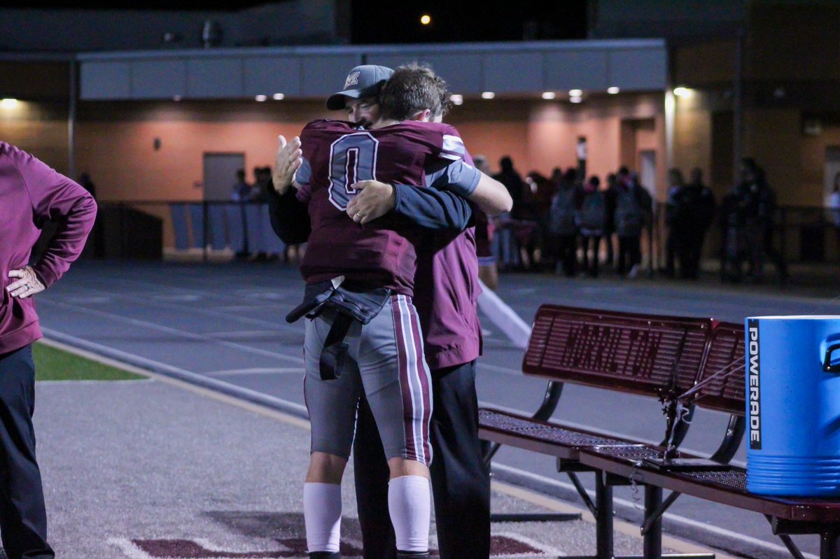 champ_mcnabb's tweet photo. Congrats to my dad for becoming the 2nd head football coach in Morrilton Devil Dog history to win 100 games! Glad I got to experience this milestone as a proud son and player! Couldn’t have asked for a better coach, but most important, a better dad! https://t.co/I6o0reYXBe