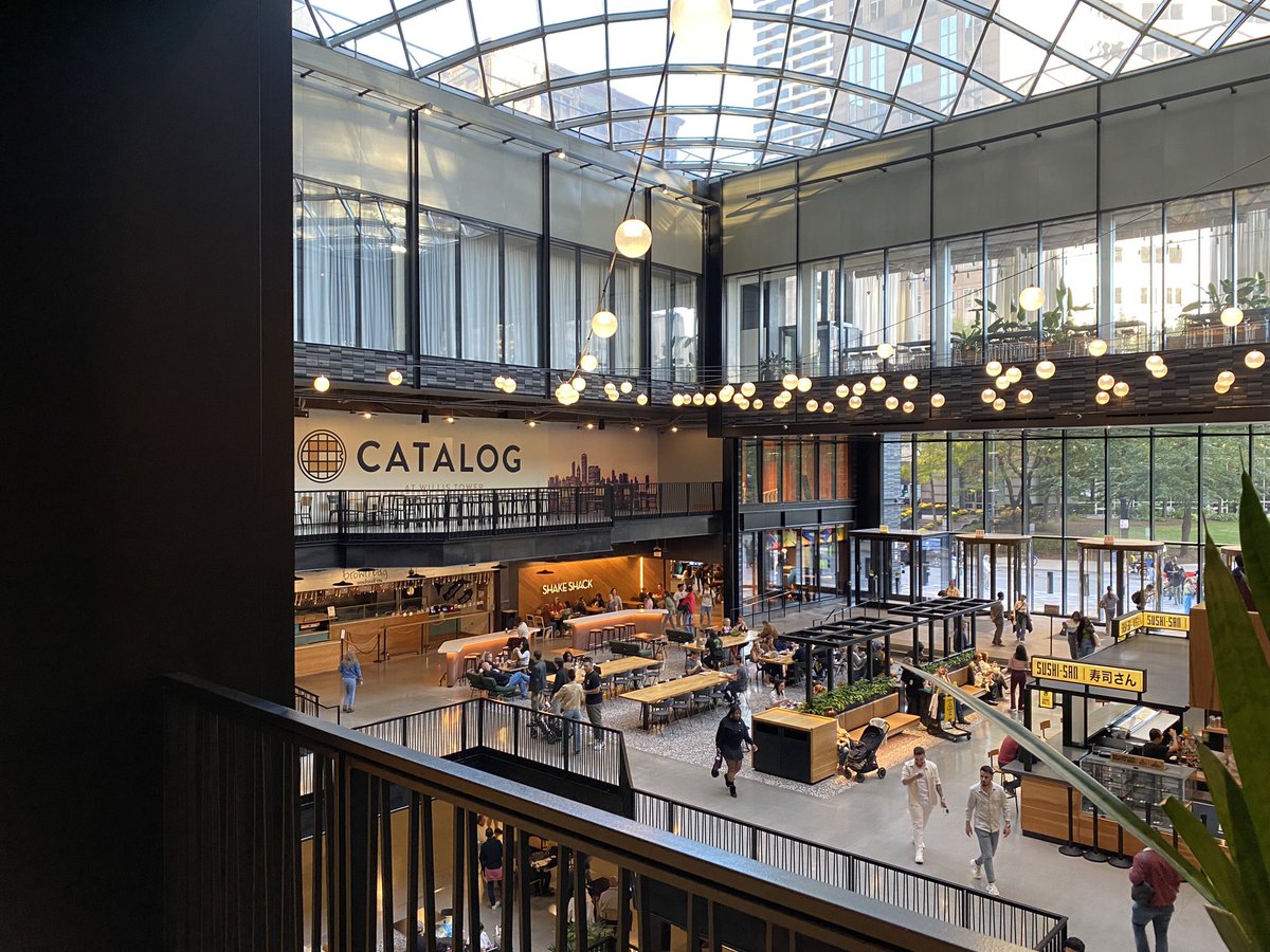 SirJohnnyRotten's tweet photo. Enjoyed the first day of #OpenHouseChicago! Great views at the #Metropolitan and finally got to check out the food scene at the #Catalog at @TheWillisTower! Sooooo different than one I worked there when it was still #TheSearsTower! @chiarchitecture #OHC24 https://t.co/ru0oZVGGpj