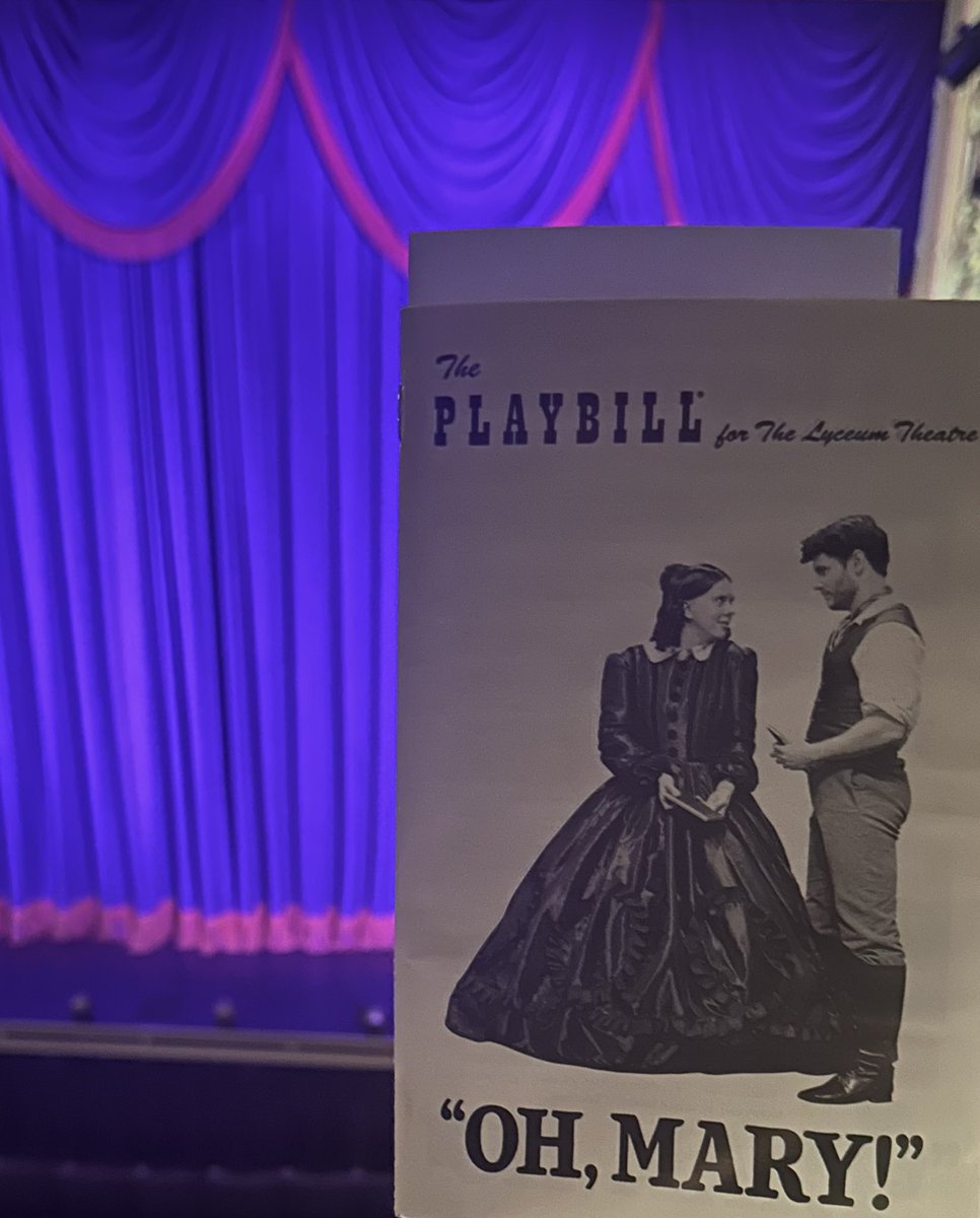 msburnett11's tweet photo. @ohmaryplay what a rousing time at the theatre. Such exceptional irreverence. https://t.co/frMU0HOGnA