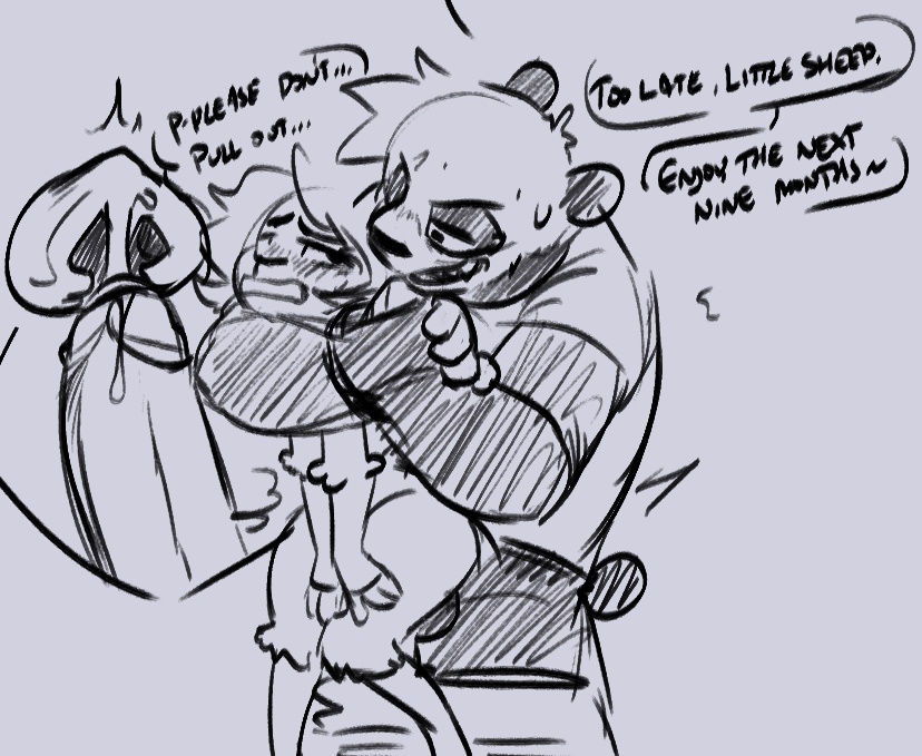 hijackerdraws's tweet photo. the struggle snuggle https://t.co/DfQMdMVIRh