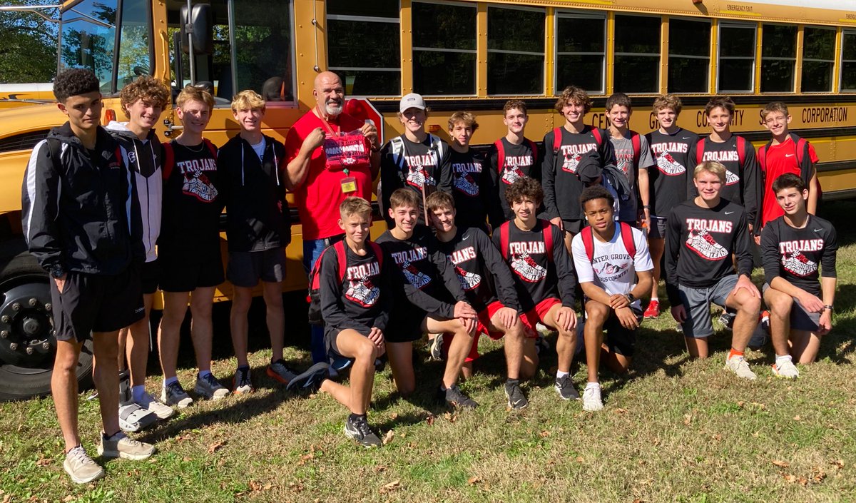 Congrats to CG boys cross country on winning Sectional title number 11! CG won the Shelbyville Sectional &amp; Curtis Williams led the way for the Trojans, finishing 5th. Good luck, Trojans, in the Regional meet on Saturday at Shelbyville. #CGProud
