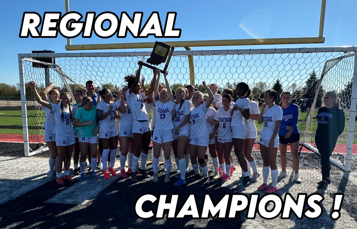 HCSGirlsSoccer (@hcsgirlssoccer) on Twitter photo Your Lady Eagles are Regional Champions, defeating Oldenburg Academy 3-1! Up next: Semi-State! <a href="/HCS_Athletics/">Heritage Christian Athletics</a> <a href="/HCSindy/">Heritage Christian</a> <a href="/Brian_Haenchen/">hank 🇰🇷</a> <a href="/IHSAA1/">IHSAA</a> <a href="/IHSAAtv/">Champions Network</a> <a href="/indyhsscores/">IndyStar HS Sports</a> <a href="/IndianaSoccerCA/">ISCA</a> Your Lady Eagles are Regional Champions, defeating Oldenburg Academy 3-1! Up next: Semi-State! <a href="/HCS_Athletics/">Heritage Christian Athletics</a> <a href="/HCSindy/">Heritage Christian</a> <a href="/Brian_Haenchen/">hank 🇰🇷</a> <a href="/IHSAA1/">IHSAA</a> <a href="/IHSAAtv/">Champions Network</a> <a href="/indyhsscores/">IndyStar HS Sports</a> <a href="/IndianaSoccerCA/">ISCA</a>